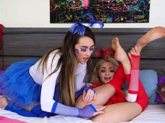 Mackenzie Mace and Sia Lust tasting each others teen pussies
