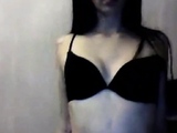 Fitness model flashes body for me on webcam