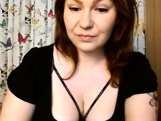 Busty brunette solo masturbation