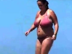 Chunky Bikini Candid